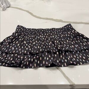 Lucky in Love Black Multicolor Skort